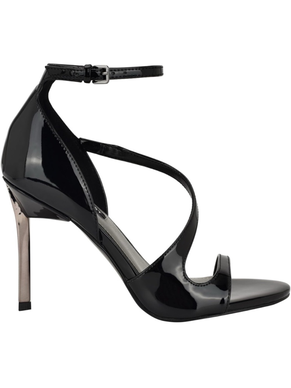 Nine West Shimmy Heels in Black Patent Sz 6